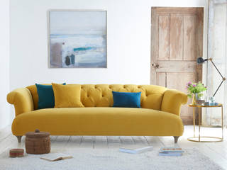 Dixie sofa Loaf Moderne Wohnzimmer Textil Gelb Sofas und Sessel