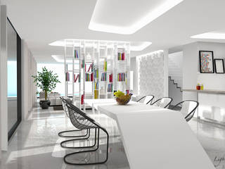 Lugano Nord, Lighting and... Lighting and... Modern walls & floors Marble