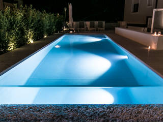 Hotel Nettuno | Outdoor spaces and infinity pool, DomECO DomECO Modern pool