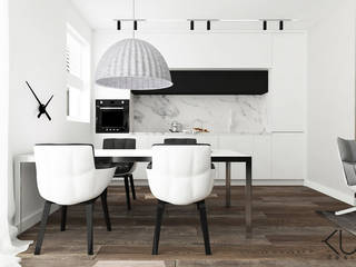 Apartament | Gdańsk, Kul design Kul design Modern kitchen