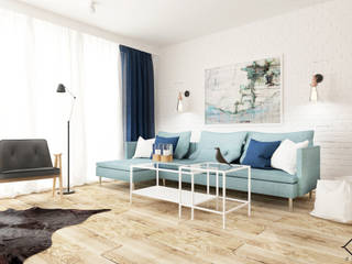 Dom I | Lębork, Kul design Kul design Salas de estar modernas
