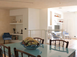 Casa sul mare, AreaNova officina di architettura AreaNova officina di architettura Ruang Keluarga Modern