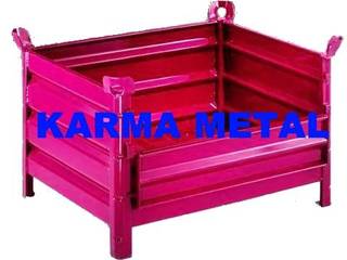KARMA METAL -Çelik Sac Taşıma Kasaları Kasası Sandık Palet, KARMA METAL KARMA METAL Jardines industriales