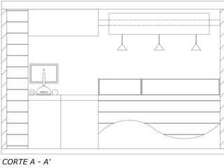 Local de comida rápida - ensaladas, Loft estudio C.A. Loft estudio C.A. พื้นที่เชิงพาณิชย์