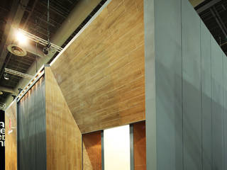 Firenze Expo CIHAC 2014, Local 10 Arquitectura Local 10 Arquitectura Studio moderno Legno Effetto legno