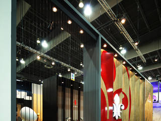 Firenze Expo CIHAC 2014, Local 10 Arquitectura Local 10 Arquitectura Studio moderno Legno Effetto legno