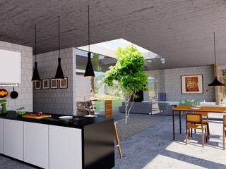 Casa Santo Antonio do Pinhal, Alvorada Arquitetos Alvorada Arquitetos Modern kitchen