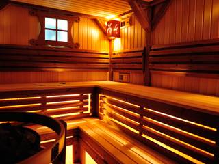 Бани МАЭСТРО в Краснодаре, компания МАЭСТРО компания МАЭСТРО Rustic style spa Wood Wood effect