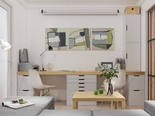 Fresh apartments, Polygon arch&des Polygon arch&des Minimalistyczny salon