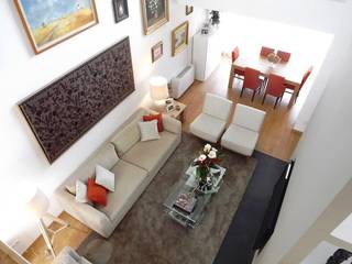 Sala - Lisboa, Traço Magenta - Design de Interiores Traço Magenta - Design de Interiores Modern Living Room