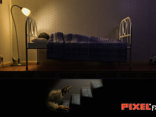 Under my bed - Ilustração, PIXELfx PIXELfx