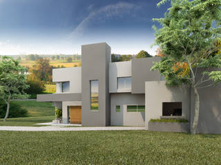 EL BOSQUE, ARQUITECTA CARINA BASSINO ARQUITECTA CARINA BASSINO Modern houses