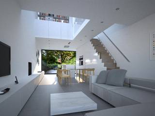 Housing 175, Andrew Wallace Architects Andrew Wallace Architects Salas modernas