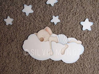 SILUETAS INFANTILES, PIMBUS - Silvia Muñoz PIMBUS - Silvia Muñoz Nursery/kid’s room Wood Wood effect