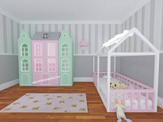 Özel Tasarım Bebek Odaları, Yeni Nesil Montessori Bebek Odalari , MOBİLYADA MODA MOBİLYADA MODA Modern nursery/kids room Wood Wood effect