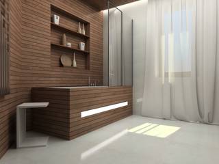 FOREST PROJECT, Polka architecture studio Polka architecture studio Minimal style Bathroom