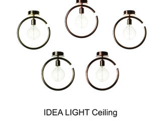 IDEA LIGHT Ceiling, SANUC SANUC Modern Corridor, Hallway and Staircase Metal
