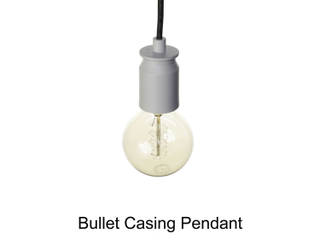 Bullet Casing Pendant, SANUC SANUC Balkon, Beranda & Teras Modern Metal