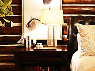 Lodge Living, The Design Shoppe The Design Shoppe Kamar Tidur Gaya Rustic