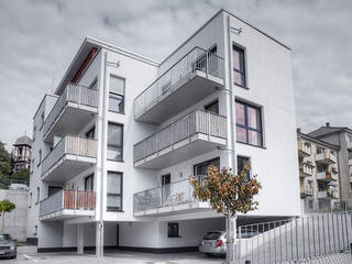 Wohngebäude mit Büromaisonette in Marburg, integrale planung integrale planung Modern houses