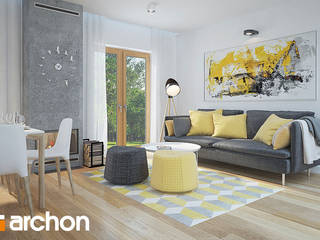 Lemoniada z kruszonym lodem , ArchonHome.pl ArchonHome.pl 现代客厅設計點子、靈感 & 圖片