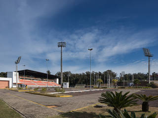 Estádio Olímpico Univates Tartan Arquitetura e Urbanismo Estádios modernos