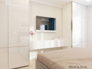 Свежее дыхание , Smolina-design Smolina-design Quartos minimalistas Concreto