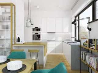 mieszkanie w Powsinie 140mkw, INSIDEarch INSIDEarch Cocinas modernas: Ideas, imágenes y decoración