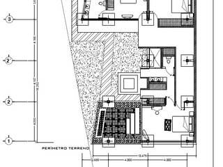 Casa ZEN, Arquitecto Eduardo Carrasquero Arquitecto Eduardo Carrasquero غرفة نوم الخرسانة