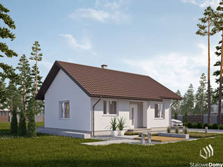 Projekt domu SD4 - energooszczędny dom o wysokim standardzie, Stalowe Domy Stalowe Domy