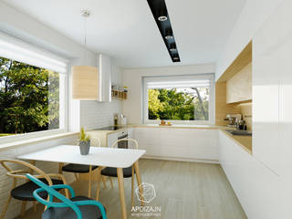 Ze Skandynawią w tle, AP DIZAJN - wnętrza & dizajn AP DIZAJN - wnętrza & dizajn Modern kitchen