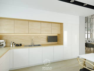 Ze Skandynawią w tle, AP DIZAJN - wnętrza & dizajn AP DIZAJN - wnętrza & dizajn Modern kitchen