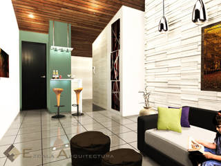 Diseño Renovacion interior apto, EZCALA ARQUITECTURA EZCALA ARQUITECTURA Modern living room