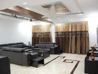Residential Interiors for Mr.Vinod, Tiruppur, Maran Design Maran Design Minimalist living room Marble
