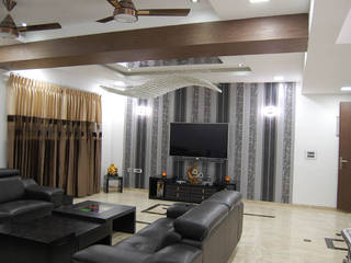 Residential Interiors for Mr.Vinod, Tiruppur, Maran Design Maran Design Living room Marble