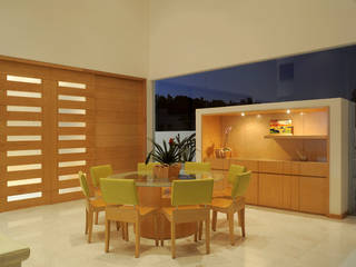 Casa M, Agraz Arquitectos S.C. Agraz Arquitectos S.C. Modern dining room