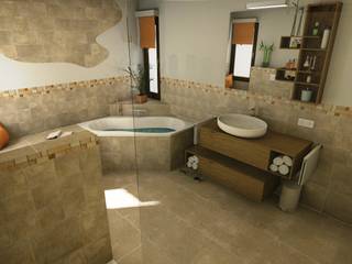 Mediterranes Flair und Urlaubsfeeling , Bad Campioni Bad Campioni Mediterranean style bathroom