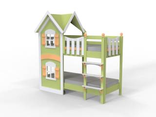 Двухъярусная кровать "Домик Феи", DreamlandHouse DreamlandHouse Детская комнатa в классическом стиле