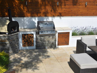 Pizza oven and BBQ homify Сад Pizza oven,BBQ