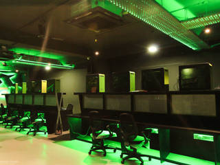 LXG - Gaming Arena, V5 Design Studio V5 Design Studio Commercial spaces Plywood Event venues