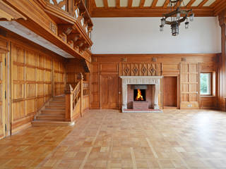 Sanierung Villa Schuster, Neugebauer Architekten BDA Neugebauer Architekten BDA Living room Wood Wood effect