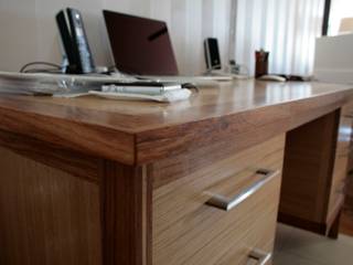 Bureau "Anwave", Couleur Bois Couleur Bois Modern study/office Solid Wood Multicolored