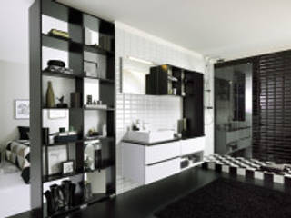 Modern design Black & White Bathroom, Schmidt Kitchens Barnet Schmidt Kitchens Barnet Modern bathroom MDF