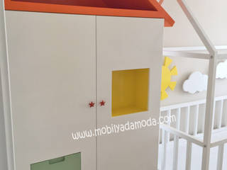 Montessori'ye uygun Bebek Odası, Kuzey'in odası, MOBİLYADA MODA MOBİLYADA MODA غرفة الاطفال