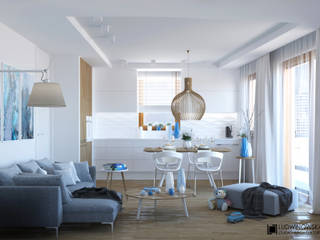 BLIŻEJ NIEBA, Ludwinowska Studio Architektury Ludwinowska Studio Architektury Minimalistische Küchen
