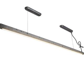 Lampa betonowa Long Tube, Beauty of Concrete Beauty of Concrete Comedores de estilo minimalista Concreto