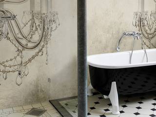 Wall&Deco - Tapete im Bad, Boddenberg Boddenberg Ausgefallene Badezimmer