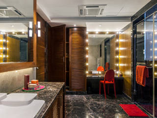 'The Art Apartment', freedom of design freedom of design Eclectic style bathroom Marble