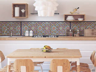 Küchenrückwände , K&L Wall Art K&L Wall Art Dapur Modern Aluminium/Seng Multicolored Accessories & textiles