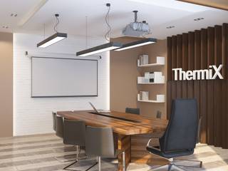 Дизайн интерьера офиса (400 кв.м), ДизайнМастер ДизайнМастер Study/office